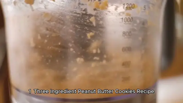 Video thumbnail for easy peanut butter cookie recipe