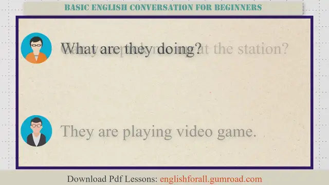 Video thumbnail for Basic English Conversation for Beginners #32