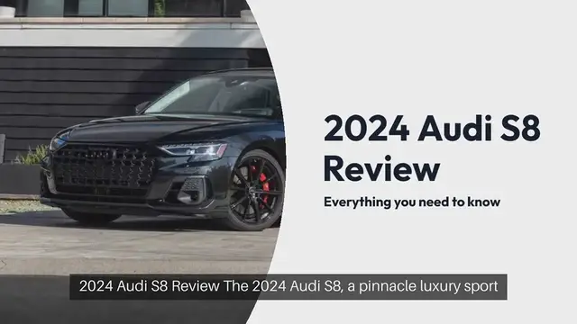 Video thumbnail for 2024 Audi S8 Review