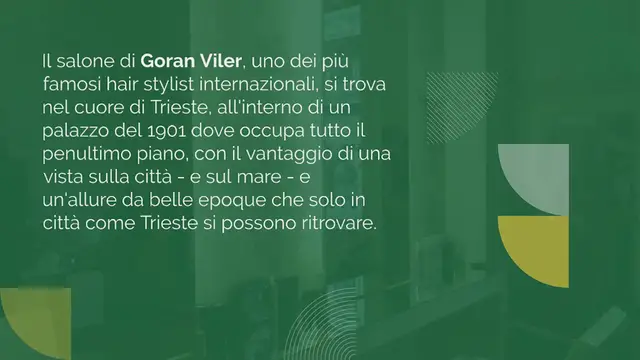 Video thumbnail for Goran Viler Hair SPA experience a Trieste: trattamenti, relax e cura dei capelli a 360°