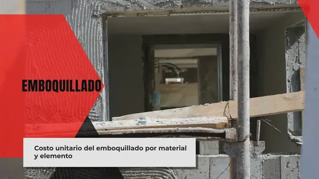 'Video thumbnail for Concepto de Emboquillado y su Precio Unitario'