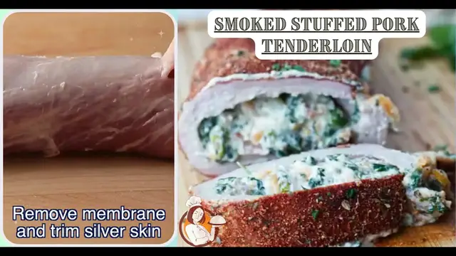 Video thumbnail for Smoked Stuffed Pork Tenderloin