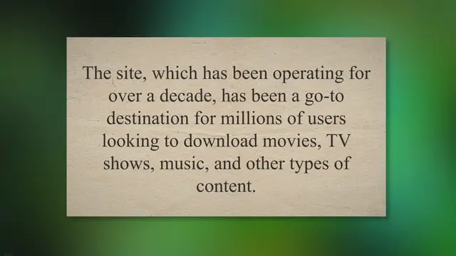 Video thumbnail for RARBG Torrent Site shuts down after decade of popularity