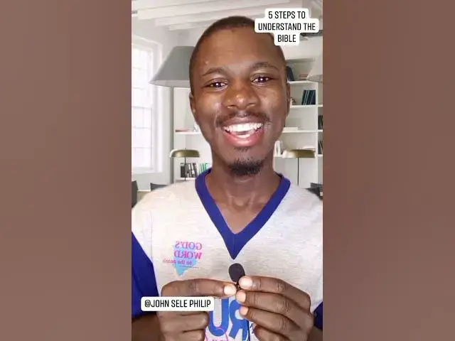 Video thumbnail for Steps to understand the Bible #religion #genesis #jesuschrist