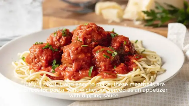 Video thumbnail for recipe for meatballs