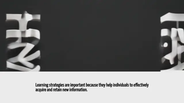 Video thumbnail for Why Are Learning Strategies Important