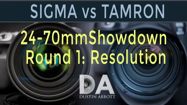Video thumbnail for Tamron G2 vs Sigma ART: 24-70mm Shootout Round 1: Resolution