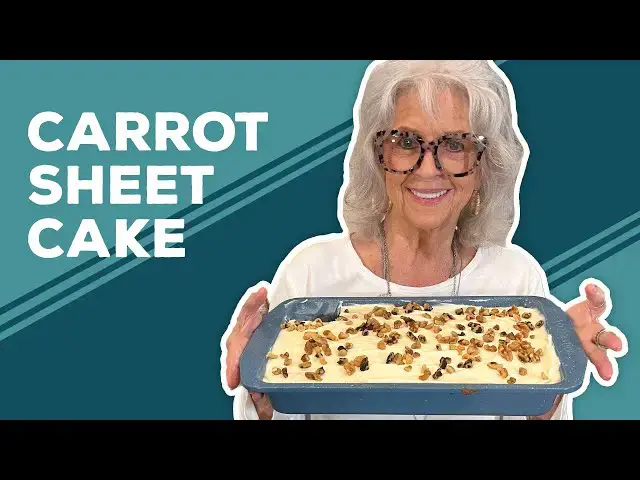 Video thumbnail for Love & Best Dishes: Carrot Sheet Cake Recipe | Carrot Cake with Cream Cheese Frosting