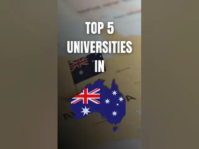 'Video thumbnail for 5 Best Univesities in Australia #university #studyabroad #australia'