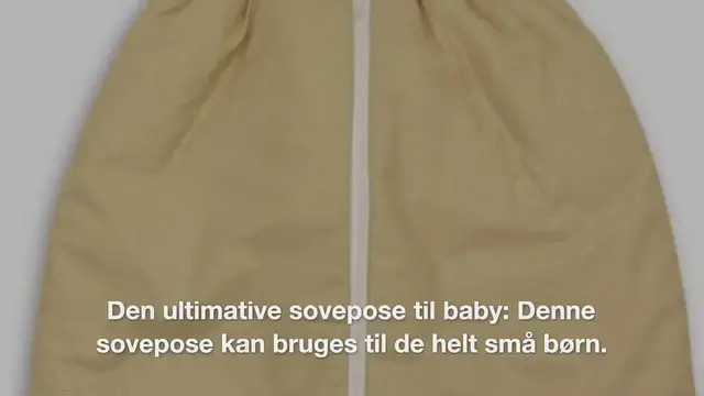 Video thumbnail for Sovepose: 5 fantastiske og uundværlige soveposer til baby og børn i 2024