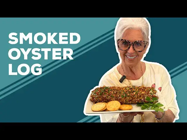 Video thumbnail for Love & Best Dishes: Smoked Oyster Log Recipe | Old Fashioned Cheese Log Appetizer with Nuts