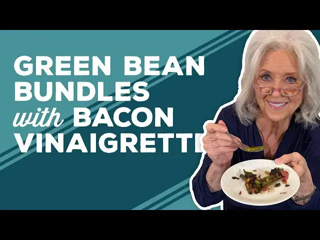 Video thumbnail for Love & Best Dishes: Green Bean Bundles with Bacon Vinaigrette Recipe | Green Bean Side Dish