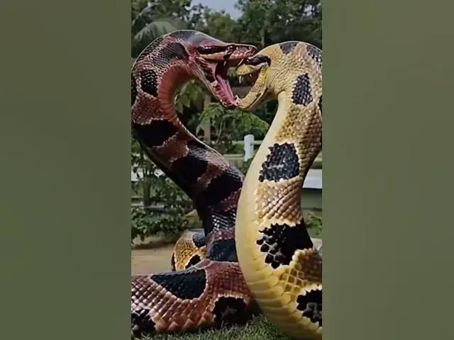 Video thumbnail for Gaint Snak Vs Gaint Snak #redcrabs #crabsfields #eatingbugs