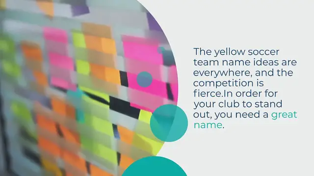 Video thumbnail for 500+ Cool And Creative Yellow Soccer Team Names Ideas