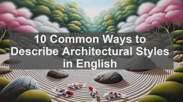 Video thumbnail for 10 Common Ways to Describe Architectural Styles in English