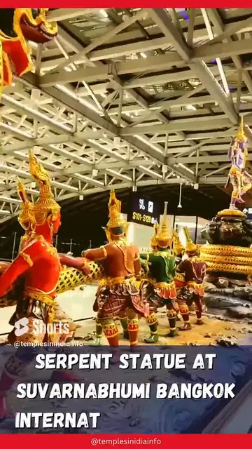 'Video thumbnail for Serpent Statue at Suvarnabhumi Bangkok International Airport'