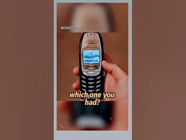 Video thumbnail for good memories that you heard to remember #nokia #technology #trending #shorts