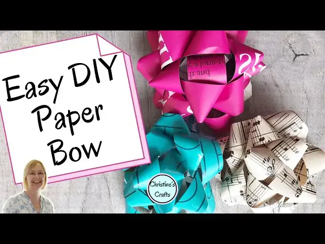 'Video thumbnail for Easy DIY Bows from Old Magazines (great upcycling project)'