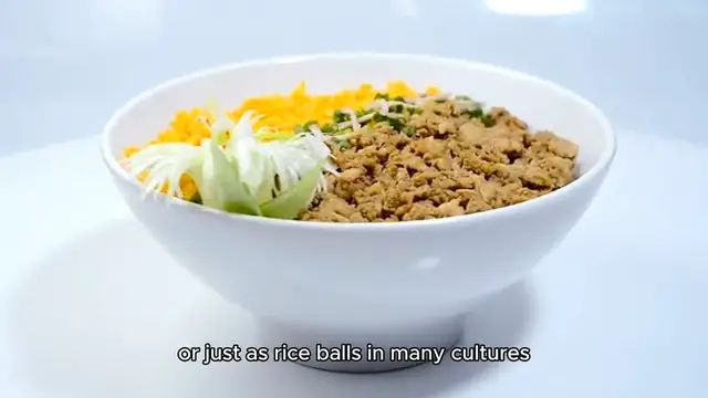 Video thumbnail for rice ball recipe