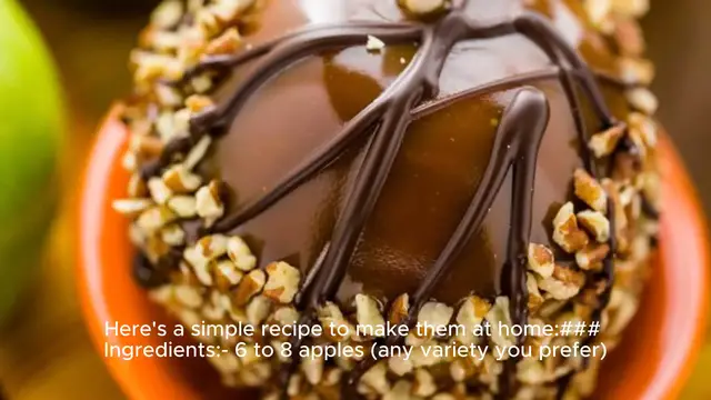 Video thumbnail for Caramel apple recipe