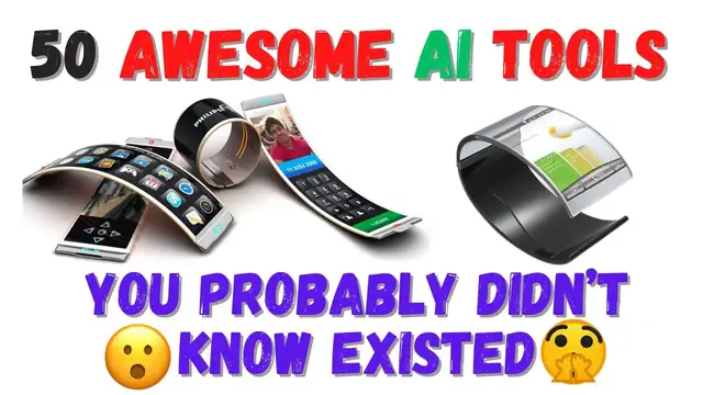 Video thumbnail for 50 Awesome AI Tools You Probably Didn’t Know Existed.