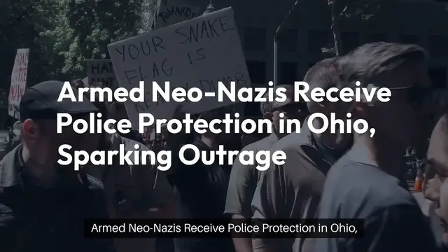 Video thumbnail for Ohio Police Protect Armed Neo - Nazis, Community Outraged | Lincoln Heights Residents Speak Out