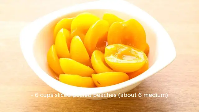 Video thumbnail for peach cobbler recipe