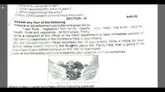 Video thumbnail for 10th English Third Revision Question Paper 2019-2020 | Chennai District | Team Aspirants