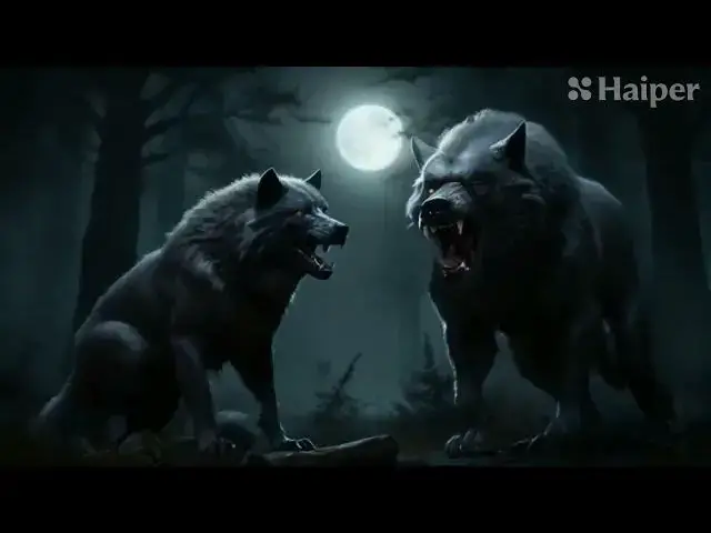 Video thumbnail for werewolfs fighting
