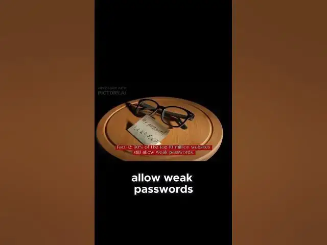 Video thumbnail for 90% of Top Websites Allow Weak Passwords!