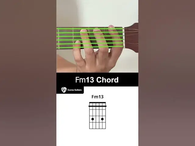 Video thumbnail for How To Play The Fm13 Chord On Guitar - Guvna Guitars