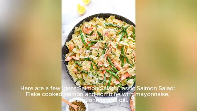 Video thumbnail for leftover salmon recipe