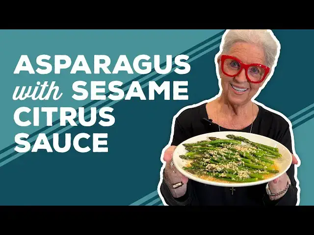 Video thumbnail for Love & Best Dishes: Asparagus With Sesame Citrus Sauce Recipe | Easter Side Dishes