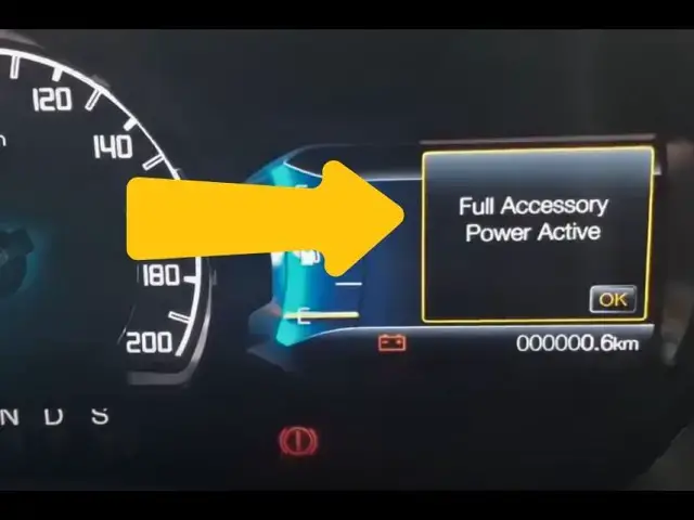'Video thumbnail for How to Turn Off Ford "Full Accessory Power Active"'