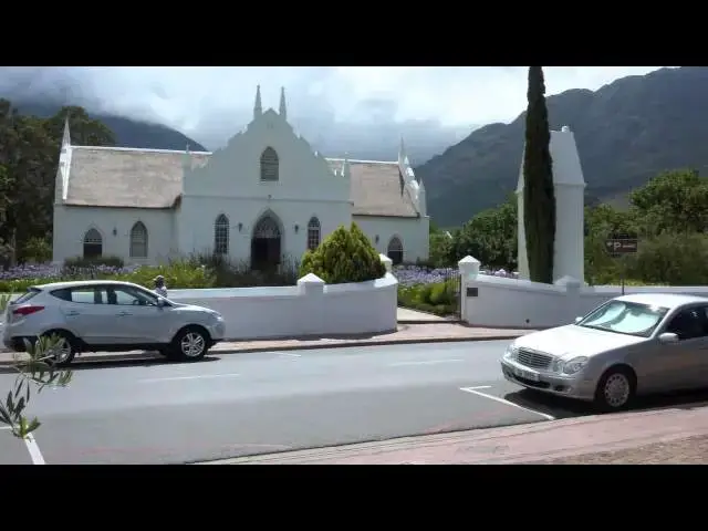 Video thumbnail for Franschhoek (Cape Province): the "gourmet and wine capital of South Africa"