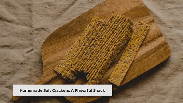 Video thumbnail for Easy Homemade Cheese and Poppy Seed Crackers