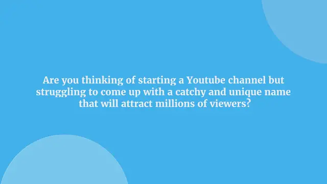 Video thumbnail for 900+ YouTube Channel Names Ideas for to Earn Millions