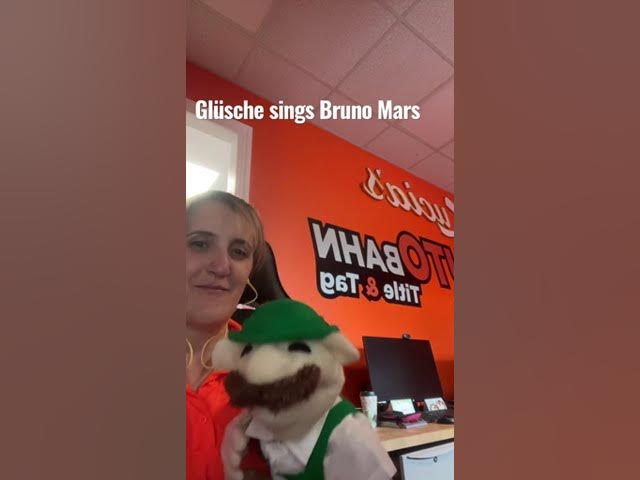 Video thumbnail for Glüsche sings @brunomars