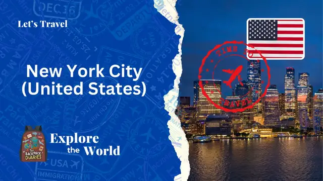 Video thumbnail for Let's travel to New York City (United States) | The Backpack Diaries