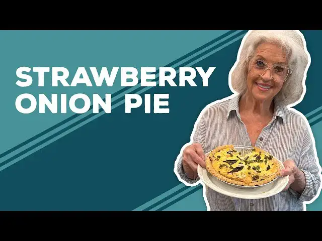 Video thumbnail for Love & Best Dishes: Strawberry Onion Pie Recipe | Mother's Day Side Dish Ideas