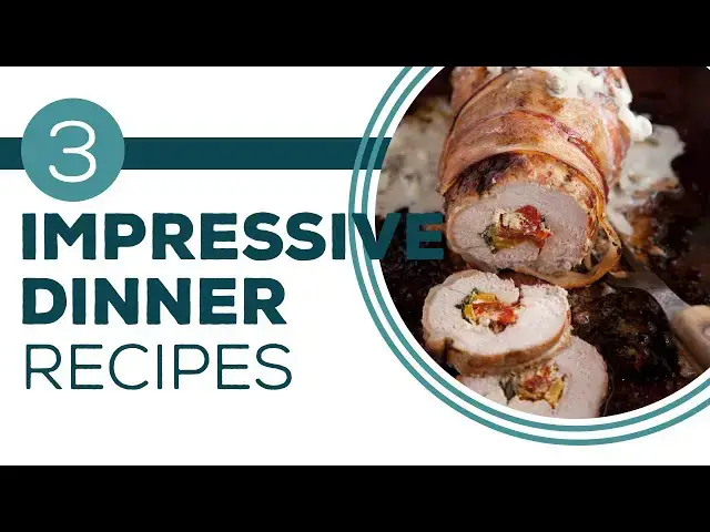 Video thumbnail for Full Episode Fridays: Boss is Coming to Dinner - 3 Impressive Dinner Recipes