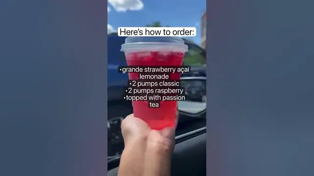 Video thumbnail for Sour Patch Starbucks lemonade Refresher