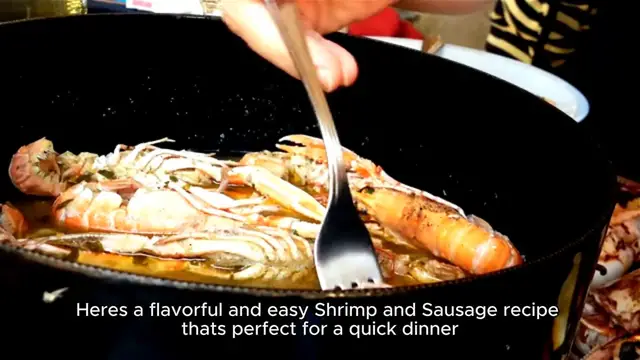 'Video thumbnail for shrimp and sausage recipe'