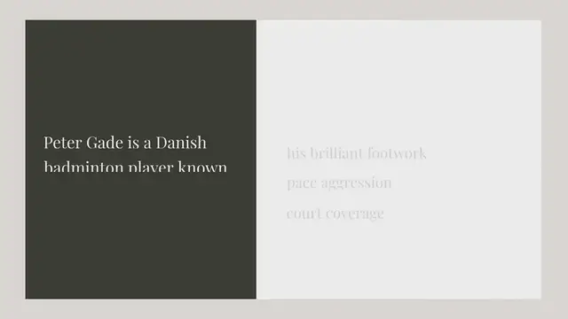 Video thumbnail for Peter Hoeg Gade: Achievements, Racket, Net-worth, Academy, and Coach