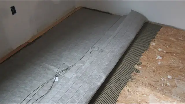 'Video thumbnail for Install Radiant Heating Floor Mat Video 1 of 3'