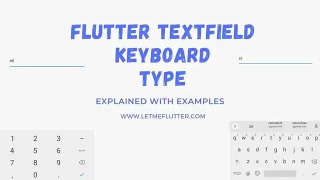 Video thumbnail for Flutter Textfield Keyboard Type | Flutter Tutorial | Flutter For Beginners