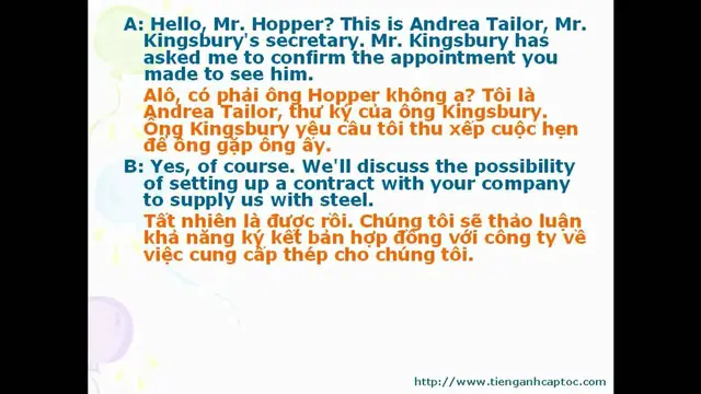 Video thumbnail for English for Business - Unit 12 - Dialogue 006