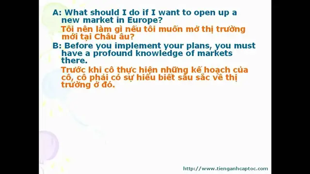 Video thumbnail for English for Trade, Finance, and Bank Unit 23 - Dialogue 003
