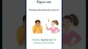 Video thumbnail for Figure out meaning | figure out sentences | Common English Idioms #shorts
