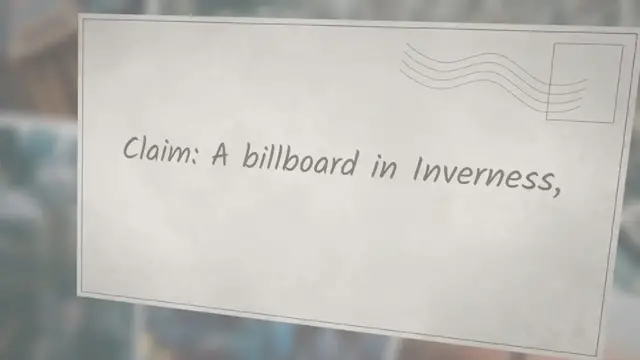 Video thumbnail for Billboard in Inverness, Florida